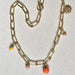 Tutti Frutti Necklace Necklaces Style 1 - Chunky paperclip chain: 46cm (ca.18”) Necklace