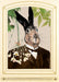 Hare In A Suit Matte Art Print Animals In Suits Art Print