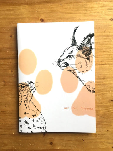 Paws For Thought Notebook Stationery by diedododa Notebook