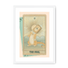The Fool Framed Print Tarot Cats A3 (297 X 420 mm) / White / White Mount Framed Print