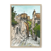 The Castle Viewed From The Vennel Framed Print Essential Edinburgh A3 (297 X 420 mm) / Natural / No Mount (All Art) Framed Print