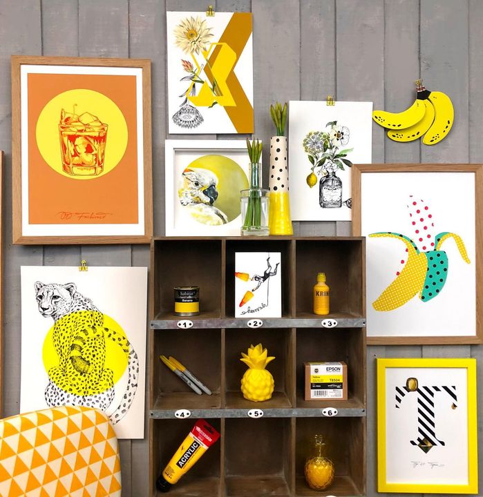 picture of Product-Yellow-Rectangle-Organism-Font-Art-Wall-Line-Room-1824015274426283.jpg