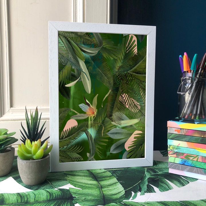 Image of Plant-Green-Rectangle-Textile-Interior design-Terrestrial plant-Flowerpot-Organism-Houseplant-1880890512072092