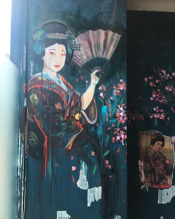 Image of Art-Painting-Kimono-Textile-Costume-Visual arts-Modern art-Illustration-Tourist attraction-1608475469313599