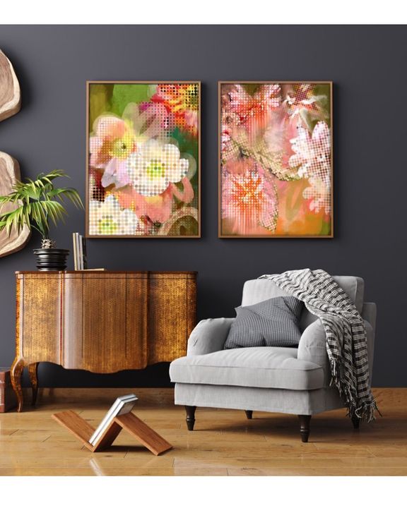 picture of Modern art-Painting-Room-Furniture-Plant-Leaf-Living room-Flower-Art-1697143860446759.jpg