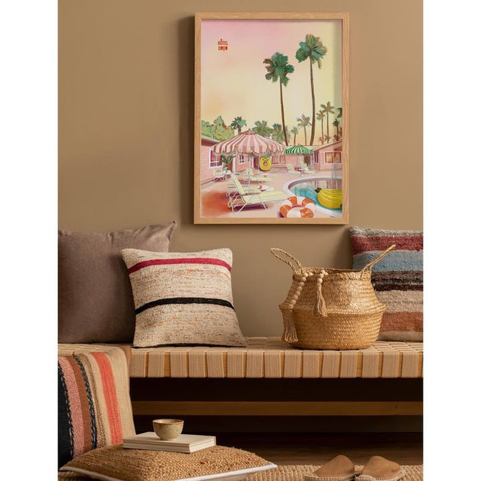 Image of Property-Furniture-Wood-Textile-Rectangle-Pillow-Interior design-Comfort-Orange-679724527499145