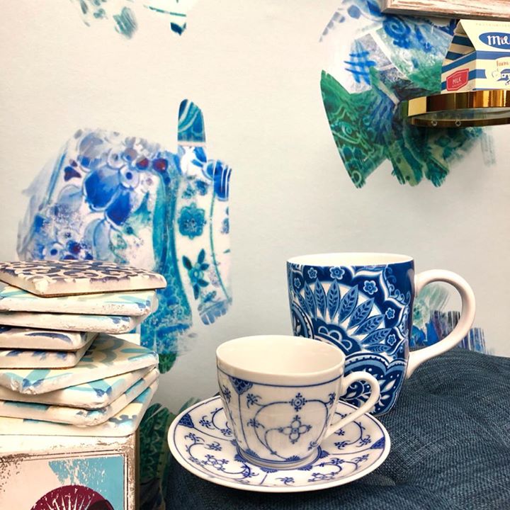 Image of Porcelain-Blue and white porcelain-Blue-Coffee cup-Cup-Tableware-Saucer-Cup-Teacup-1217764195051397