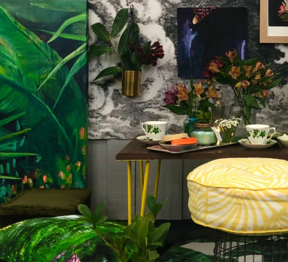 Searching for words at the garden party...