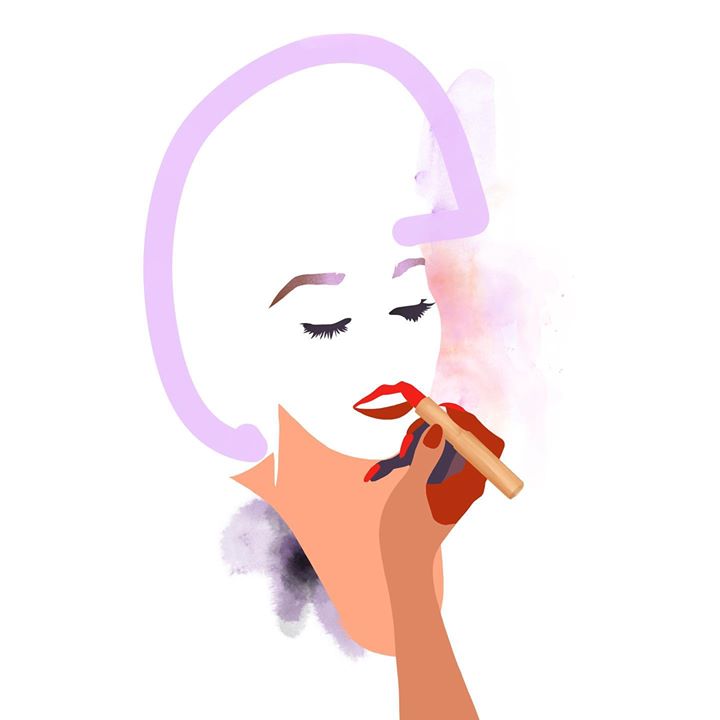 Image of Face-Nose-Cartoon-Lip-Beauty-Illustration-Cheek-Smoking-Art-1567293853431761