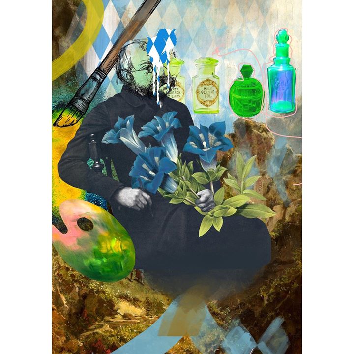 Image of Illustration-Painting-Art-Fictional character-Still life-Visual arts-Water bottle---1477396249088189