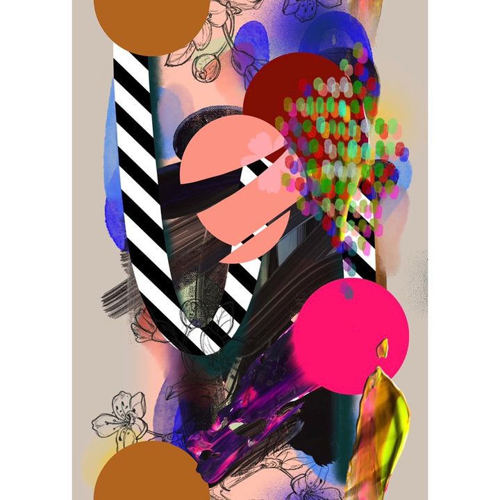 Image of Cartoon-Illustration-Art-Graphic design-Fictional character-Modern art-Animation-Magenta-Style-1684376065056872