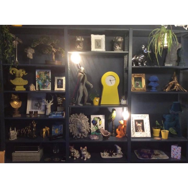 Image of Picture frame-Shelf-Shelving-Interior design-Art-Display case-Font-Rectangle-T-shirt-1864420197052457