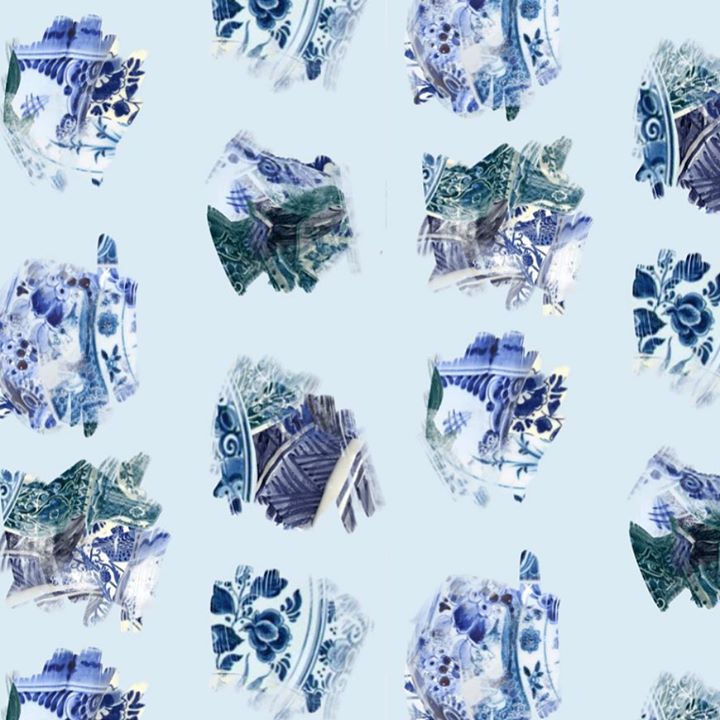 picture of Blue and white porcelain-Blue-Cobalt blue-Porcelain-Design-Font-Pattern-Ice--1213163202178163