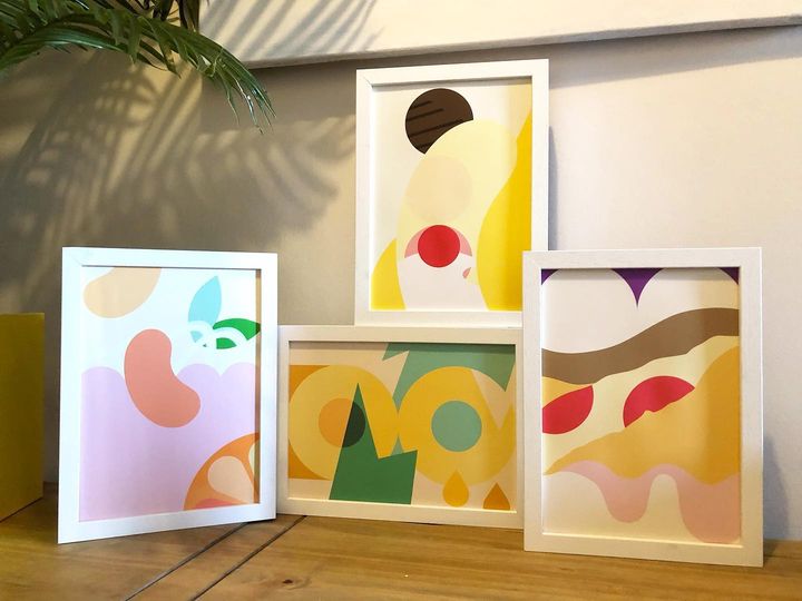 picture of Textile-Rectangle-Wood-Paint-Art-Wall-Tree-Circle-Font-1835414176619726.jpg