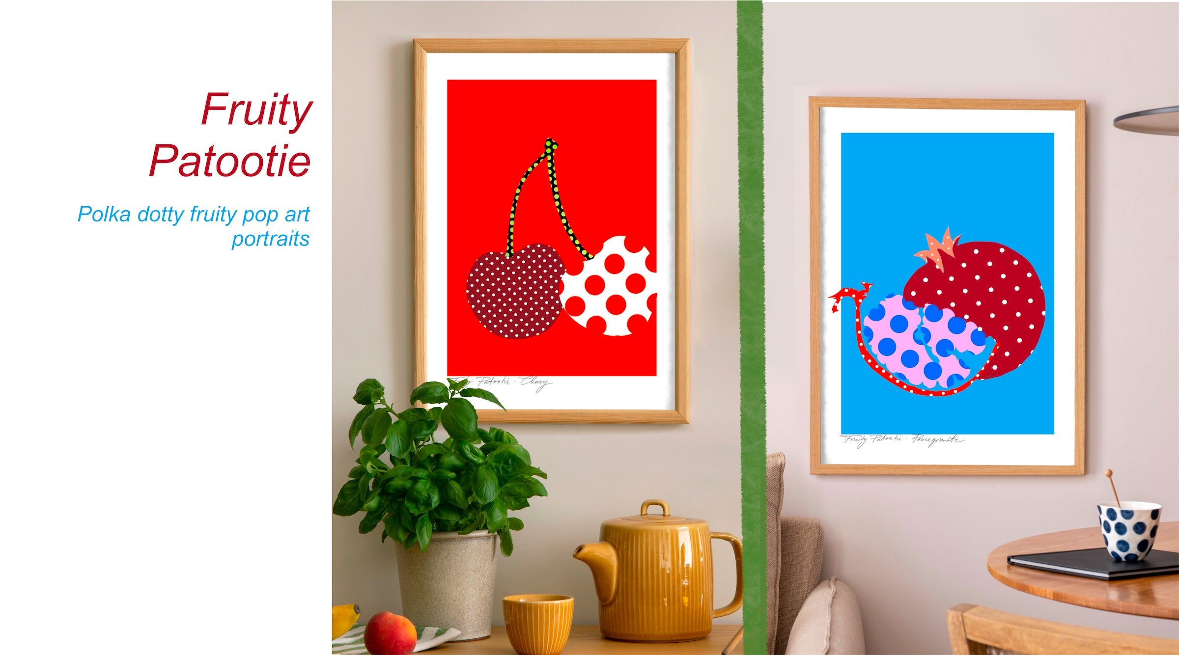 Fruit Colourful Wall Art