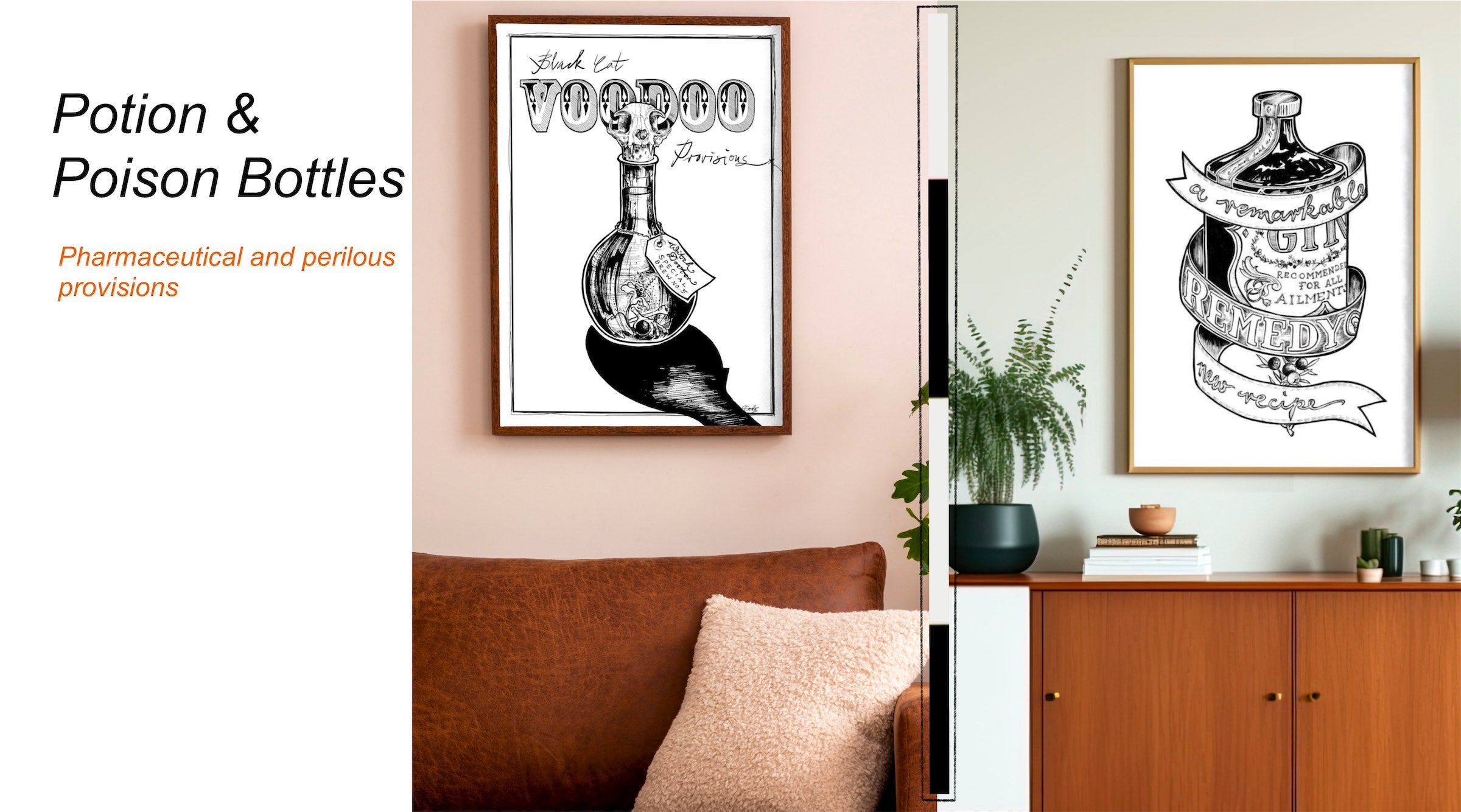 Artwork of Elixir Bottles