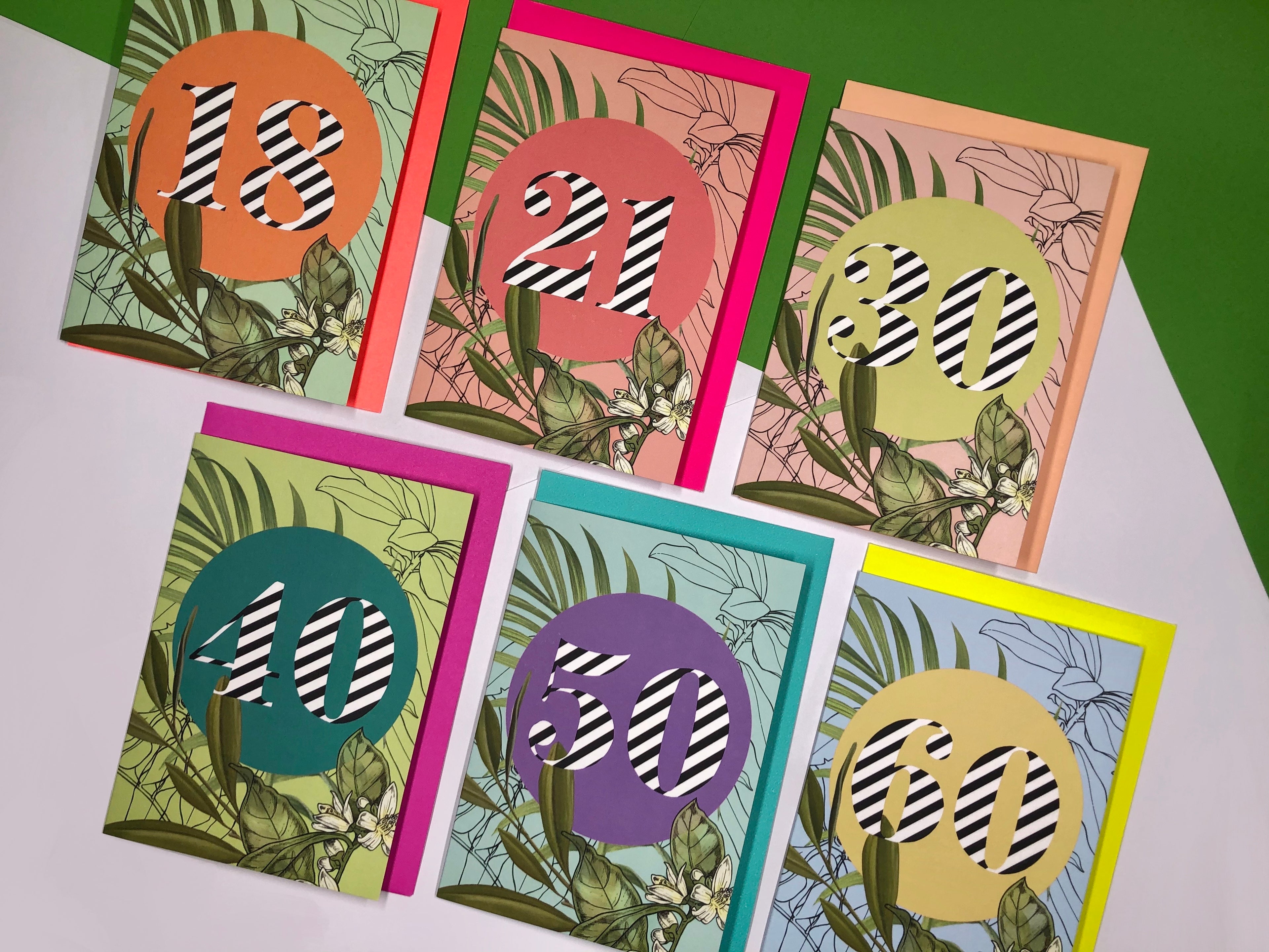 Milestone Ages Greeting Cards