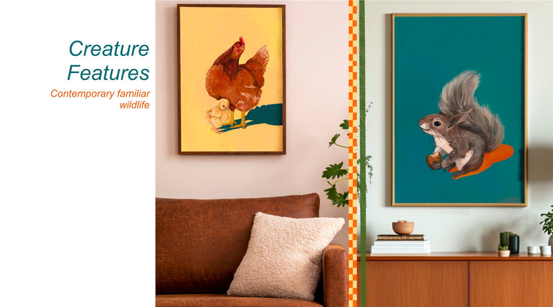 Animal based wall art