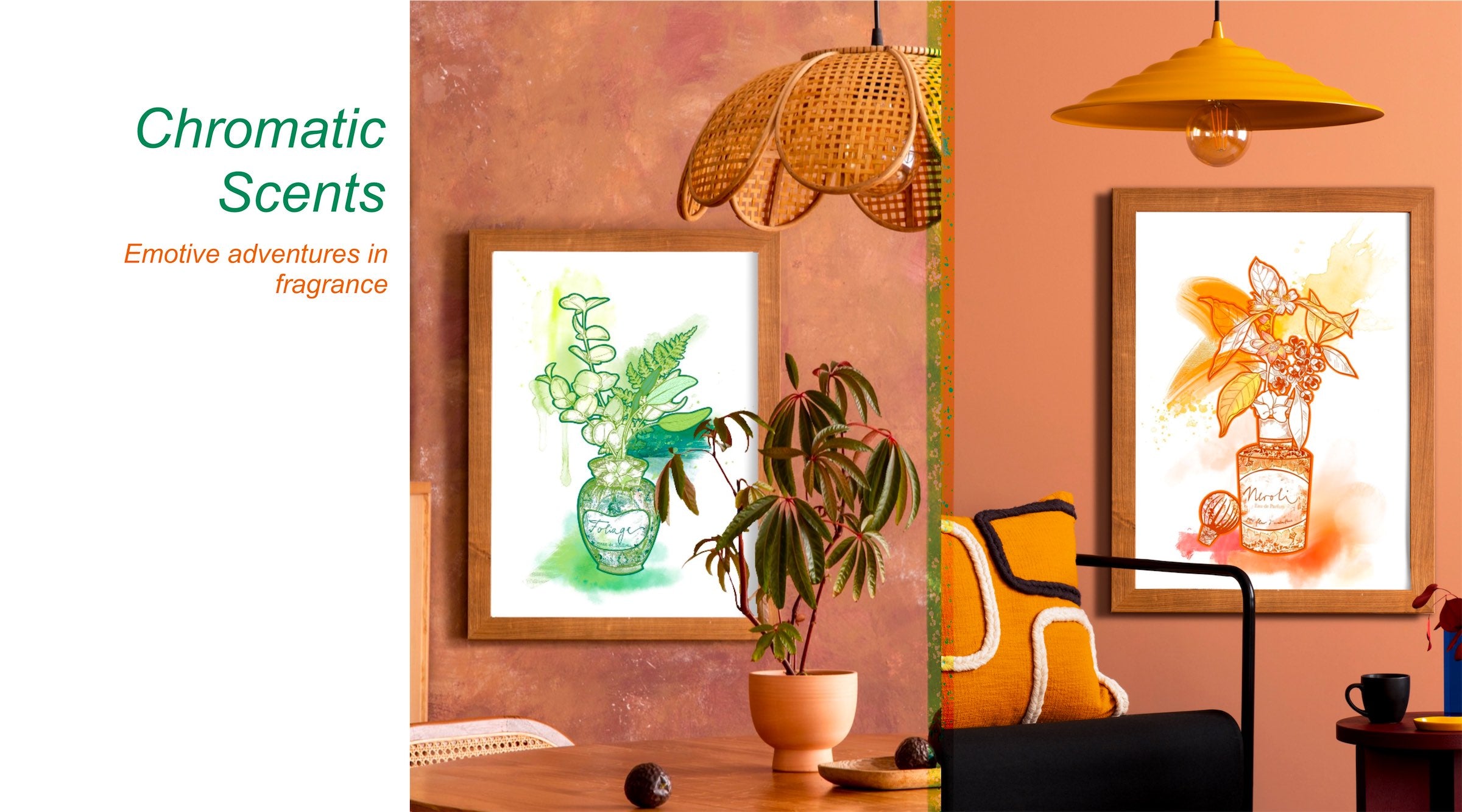 Perfume Bottle Wall Art Collection