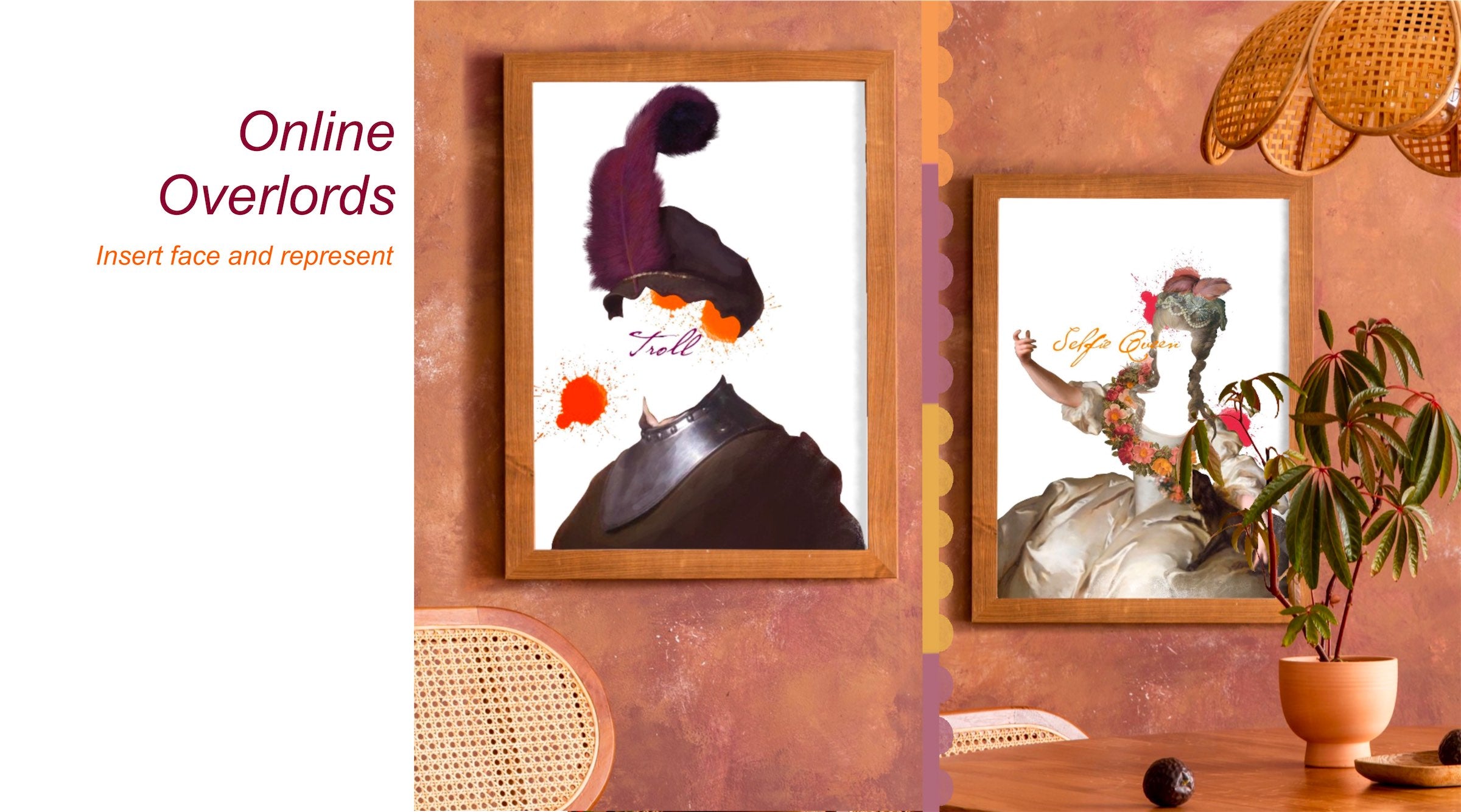 Framed Artwork from the online overlords collection