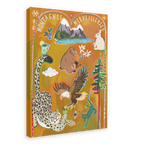 Montagnes Merveilleuses Matte Canvas Print Aventures Des Créatures 28"x40"(70x100 cm) Canvas Print