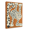 Leopard Des Neiges Matte Canvas Print Aventures Des Créatures 28"x40"(70x100 cm) Canvas Print