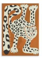 Leopard Des Neiges Matte Canvas Print Aventures Des Créatures 28"x40"(70x100 cm) Canvas Print