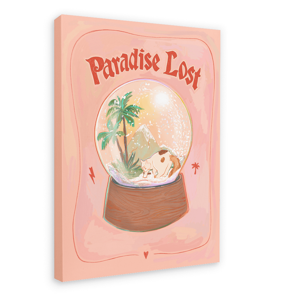 Paradise Lost Matte Canvas Print Aventures Des Créatures 28"x40"(70x100 cm) Canvas Print