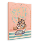 Saperlotte Ocelot Canvas Print Aventures Des Créatures 28"x40"(70x100 cm) Canvas Print
