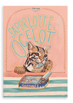 Saperlotte Ocelot Canvas Print Aventures Des Créatures 28"x40"(70x100 cm) Canvas Print