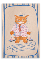 Ginger Biscuits Matte Canvas Print Sketchy Strays 28"x40"(70x100 cm) Canvas Print