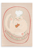 Roly Poly Matte Canvas Print Sketchy Strays 28"x40"(70x100 cm) Canvas Print