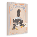 Salty Sea Dogs Matte Canvas Print Sketchy Strays 28"x40"(70x100 cm) Canvas Print