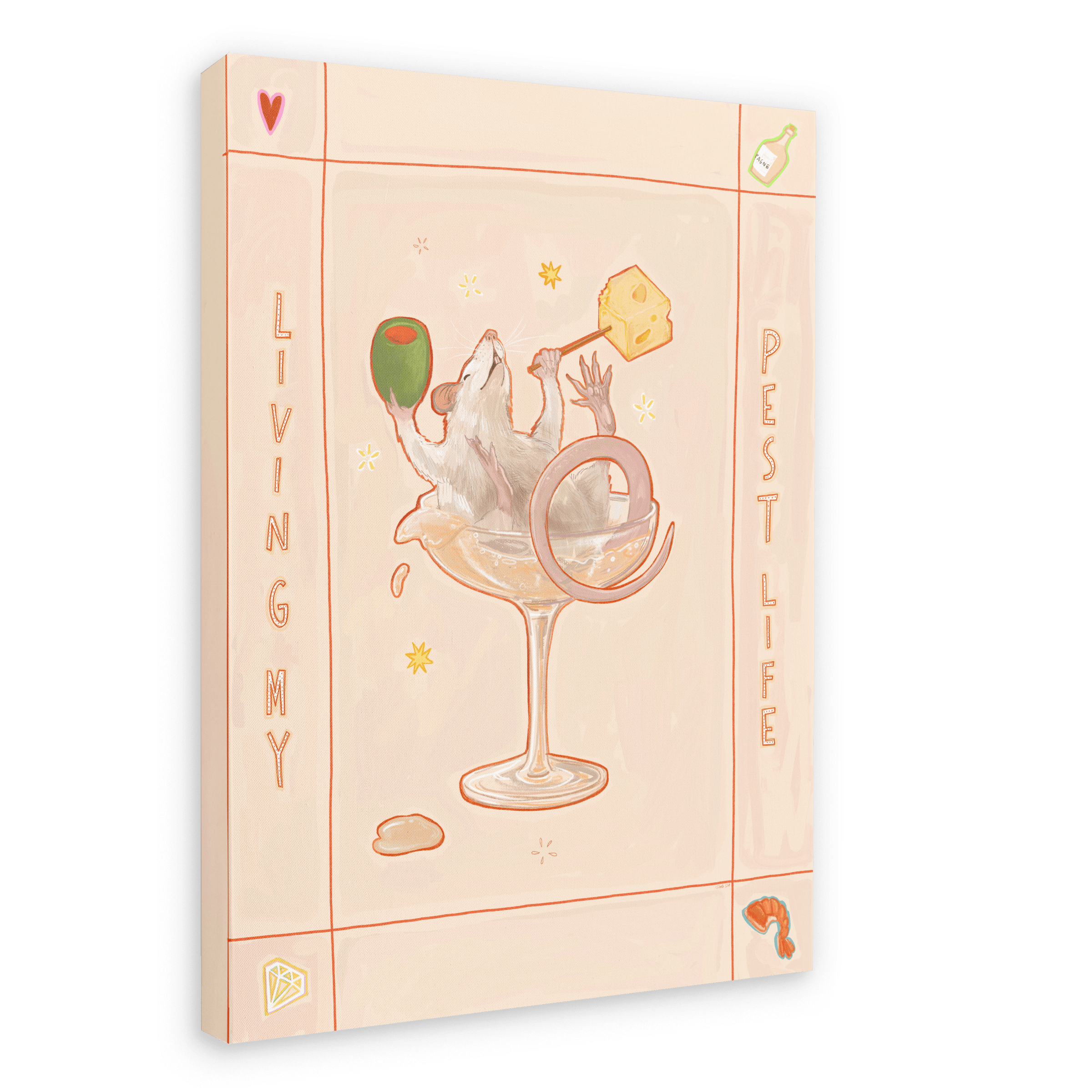 Living my Pest Life Matte Canvas Print International Pestsellers 28