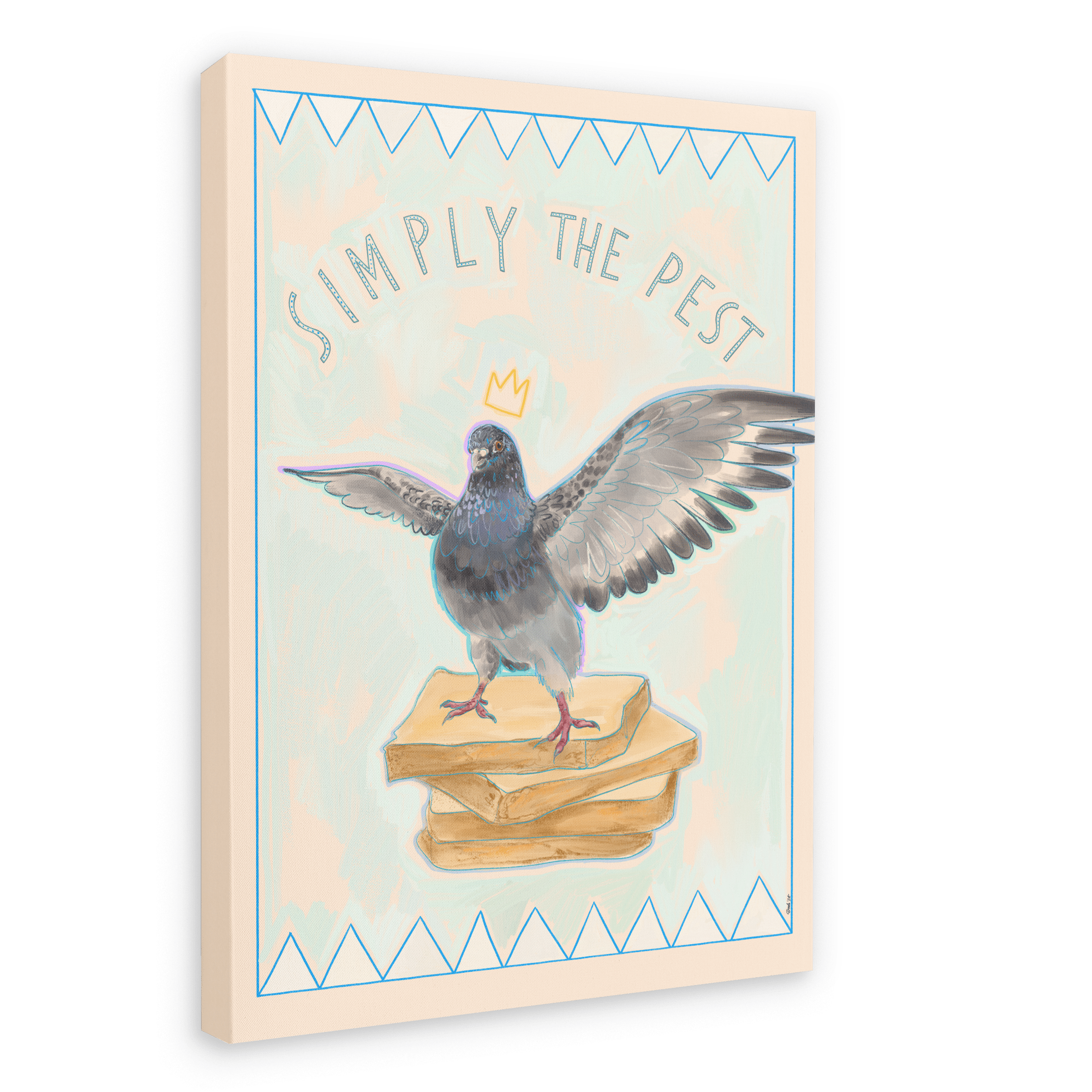 Simply The Pest Matte Canvas Print International Pestsellers 28