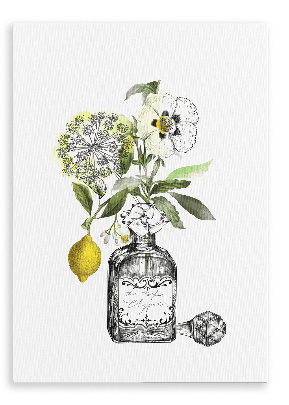 Chypre Canvas Print Les Parfums 28"x40"(70x100 cm) Canvas Print