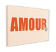 Amour Matte Canvas Print Hôtel Dodo 28"x40"(70x100 cm) Canvas Print