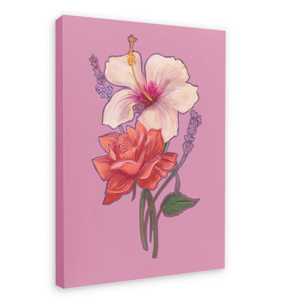 June Canvas Print Birthday Blooms 28"x40"(70x100 cm) Canvas Print