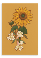 August Canvas Print Birthday Blooms 28"x40"(70x100 cm) Canvas Print