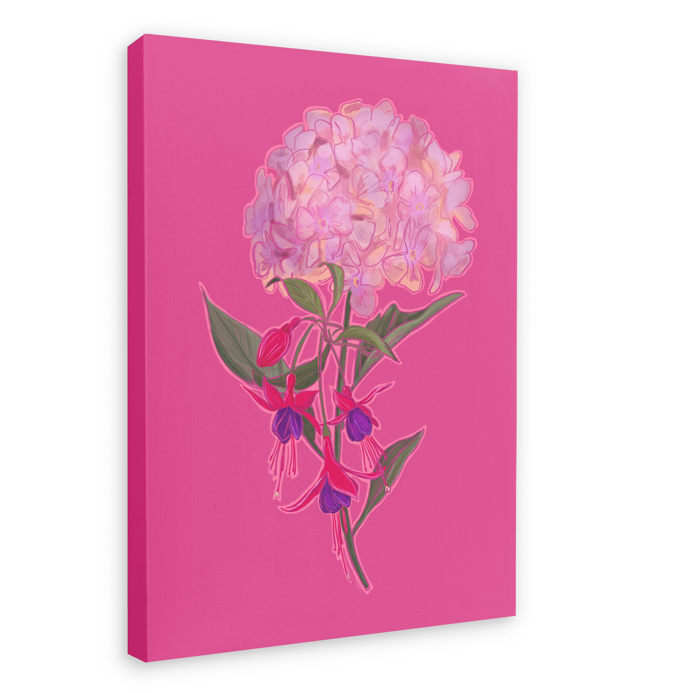September Canvas Print Birthday Blooms 28"x40"(70x100 cm) Canvas Print