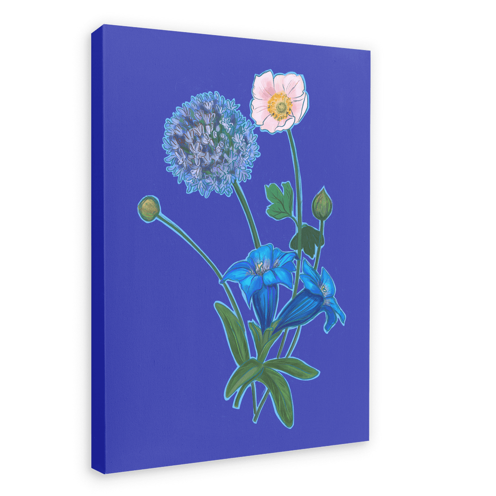 October Canvas Print Birthday Blooms 28"x40"(70x100 cm) Canvas Print