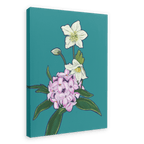 December Canvas Print Birthday Blooms 28"x40"(70x100 cm) Canvas Print