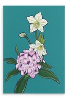 December Canvas Print Birthday Blooms 28"x40"(70x100 cm) Canvas Print