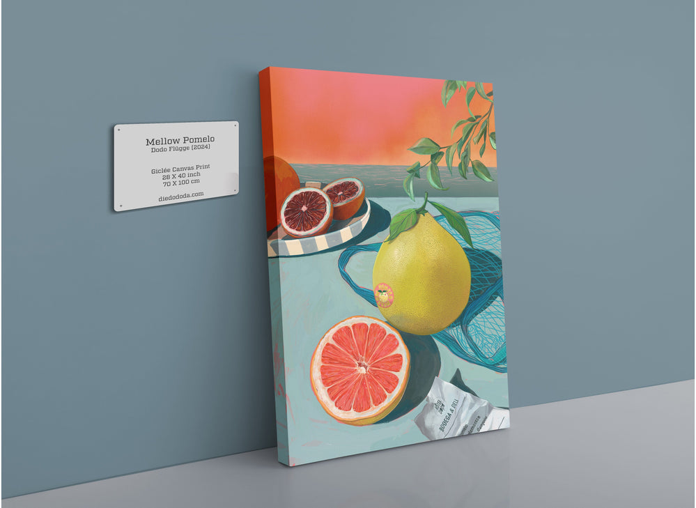 Mellow Pomelo Giclée Canvas Print Hôtel Dodo 28"x40"(70x100 cm) Canvas Print