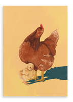 Chirpy Cheep Cheep Chickens Giclée Canvas Print Creature Features 28"x40"(70x100 cm) Canvas Print