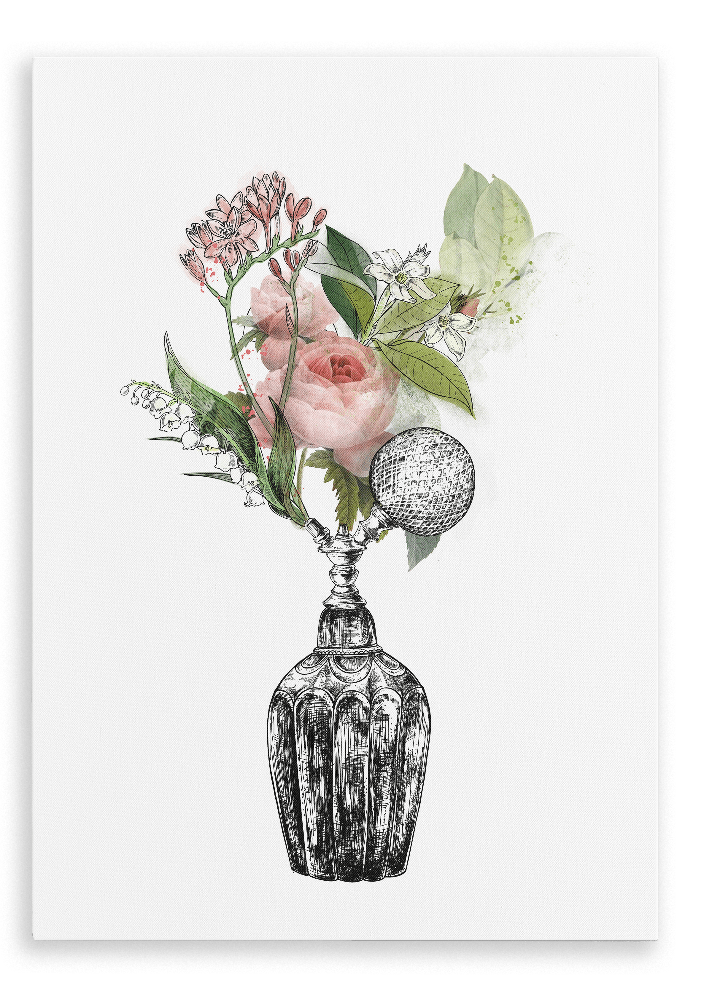 Florale Canvas Print Les Parfums 28"x40"(70x100 cm) Canvas Print