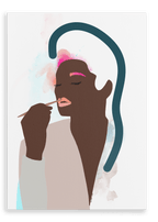 Jones Canvas Print Lip Graces 28"x40"(70x100 cm) Canvas Print