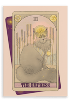 The Empress Canvas Print Tarot Cats 28"x40"(70x100 cm) Canvas Print