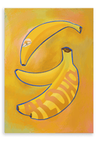 Aloha Banana Giclée Canvas Print Intercontinental Fruitery 28"x40"(70x100 cm) Canvas Print