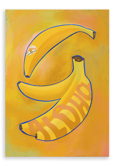 Aloha Banana Giclée Canvas Print Intercontinental Fruitery 28"x40"(70x100 cm) Canvas Print